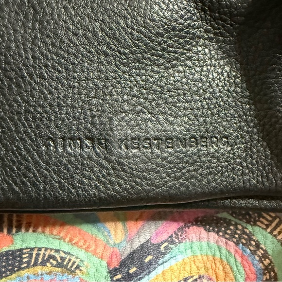 Aimee Kestenberg Bali Double Entry Satchel Love Hearts rainbow stachel bag - Picture 5 of 15